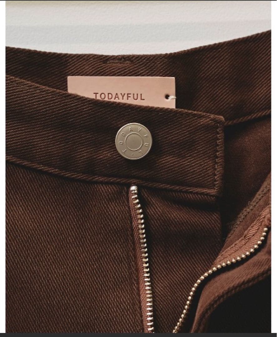パンツ TODAYFUL Carys Denim 23 brown