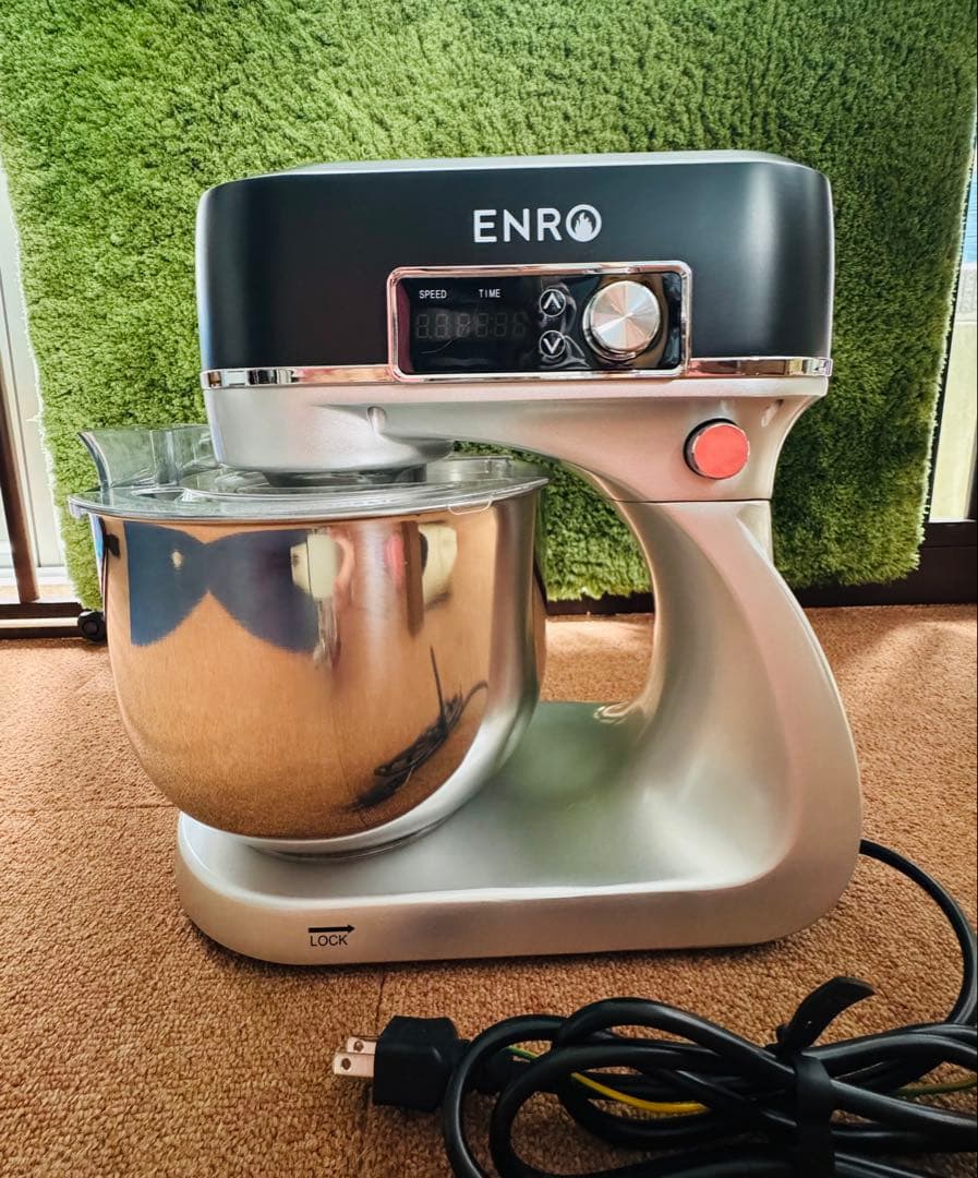 ENRO スタンドミキサー シルバー/ブラック