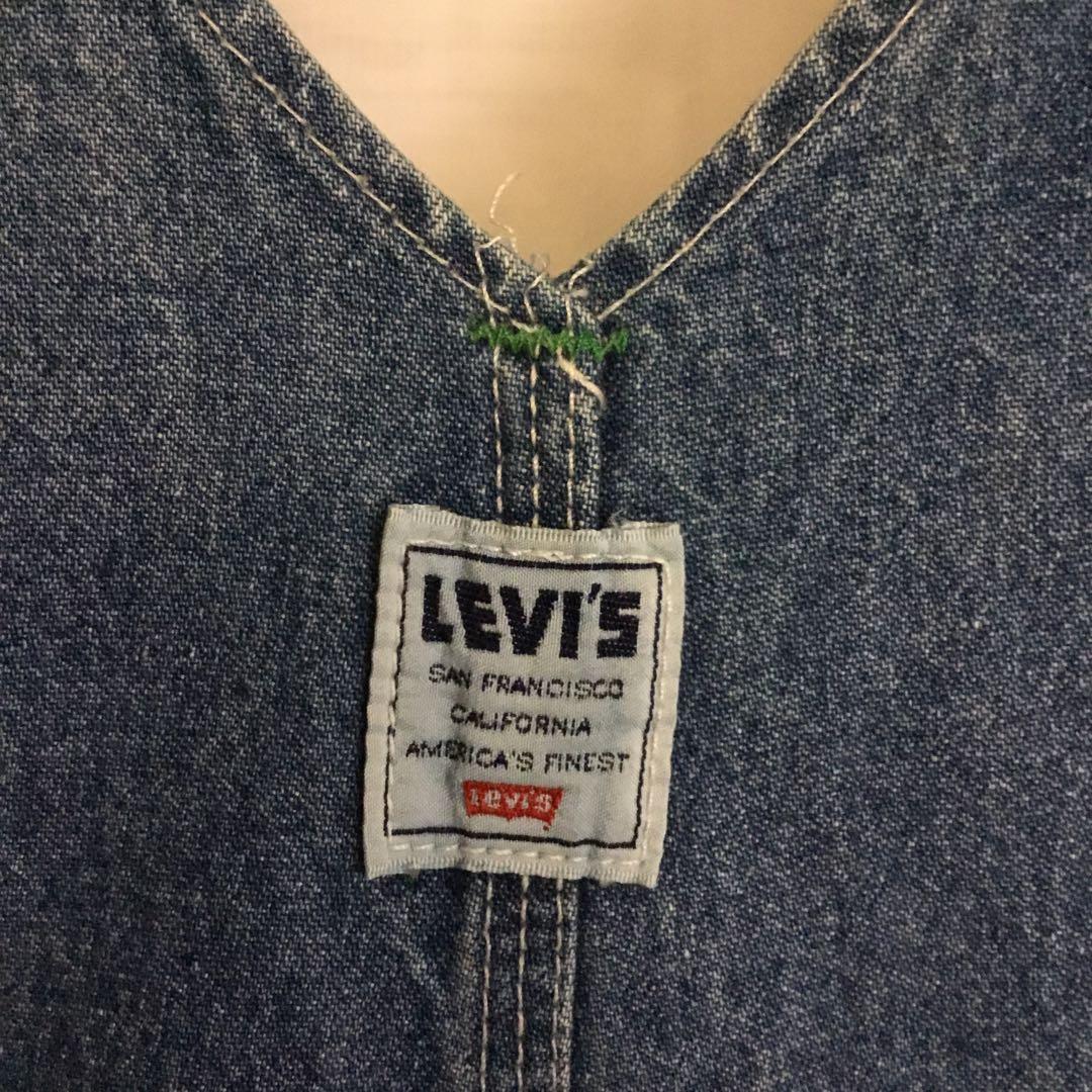 いくまる　リーバイス美品　90Sオーバーオールアメリカ製ビンテージLサイズ