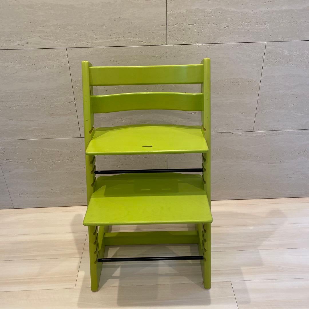 ★STOKKE★トリップトラップ★ライムグリーン廃盤色