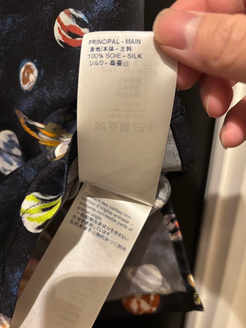 LOUISVUITTON 2020 ギャラクシーシルク半袖シャツ XS