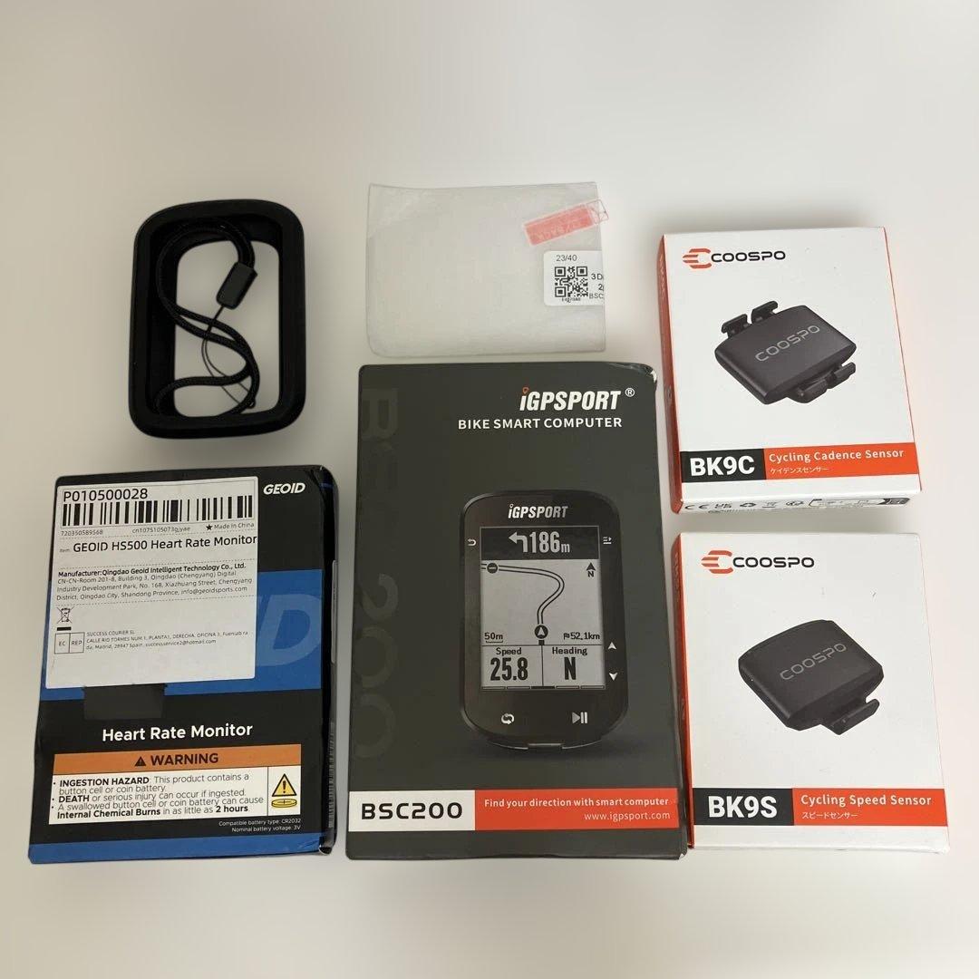 【未開封】iGPSPORT BSC200　＋センサー他セット