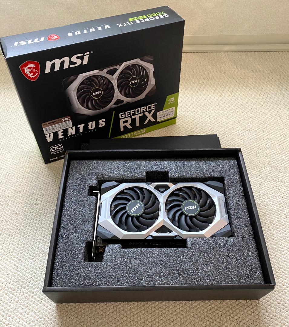 【中古品】MSI GeForceRTX2060 SuperVentusOC 8G