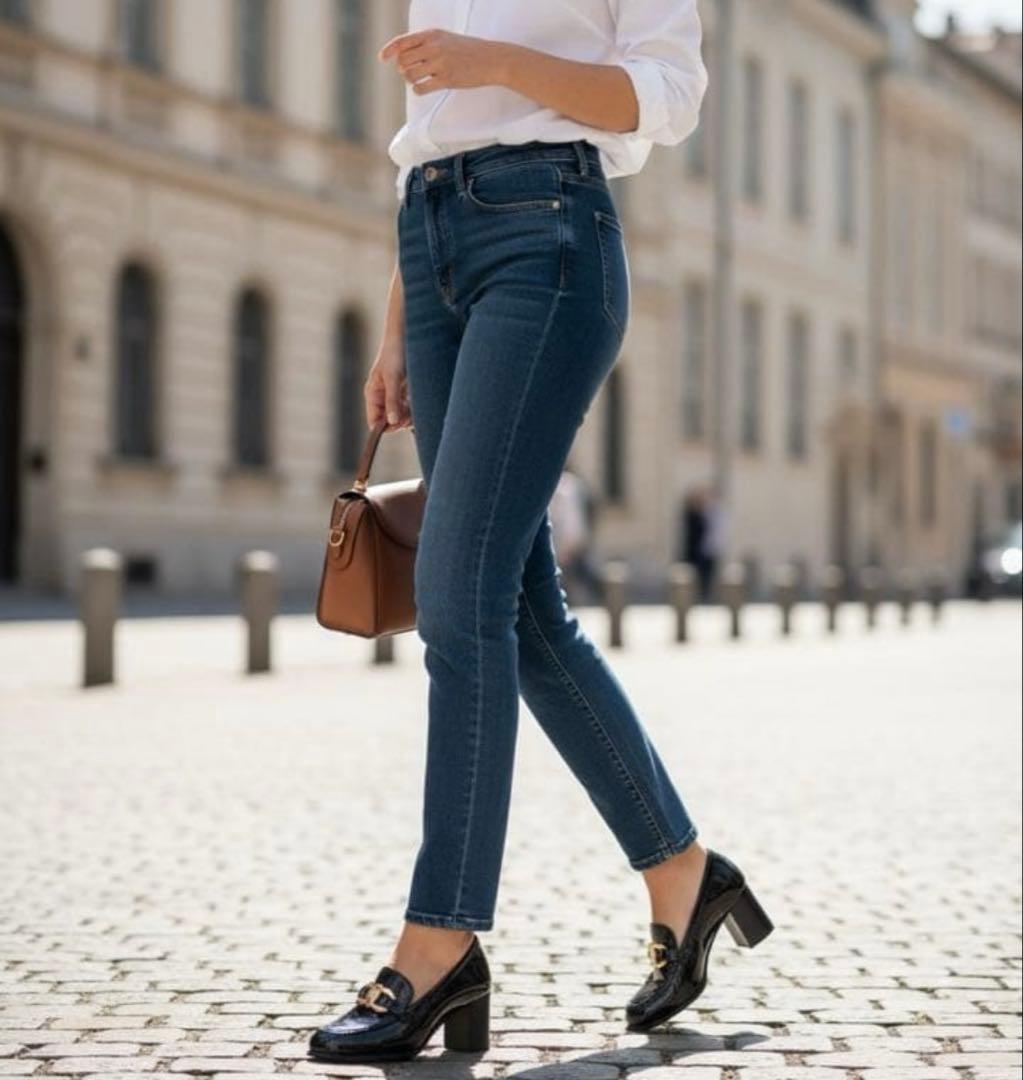 フェラガモ　ヒールローファー サイズ5