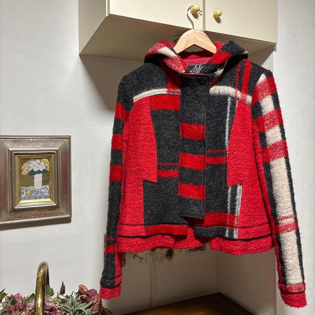 エイココンドウ ウールモヘアフード ジャケット