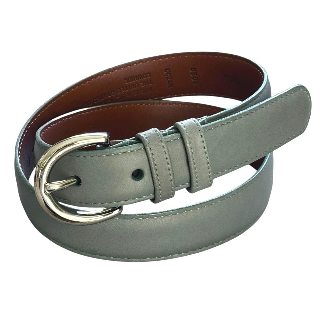 【希少】オールドコーチ グラブタンレザー ベルト グリーン USA製 8504