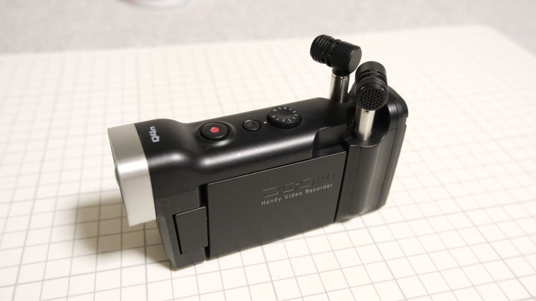 【しろくろ】Zoom Q4n ビデオカメラ 本体 SDカード32G