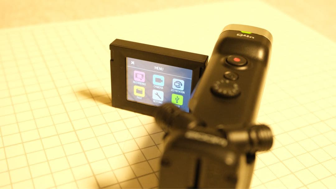 【しろくろ】Zoom Q4n ビデオカメラ 本体 SDカード32G