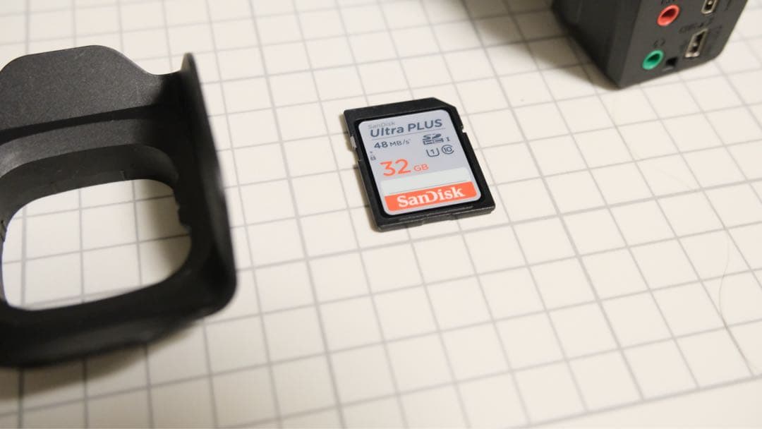 【しろくろ】Zoom Q4n ビデオカメラ 本体 SDカード32G