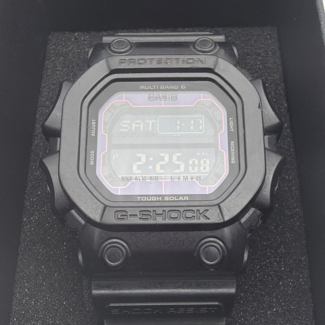 【美品】G-SHOCK GXW-56BB-1JF 電波ソーラー マッドレジスト黒