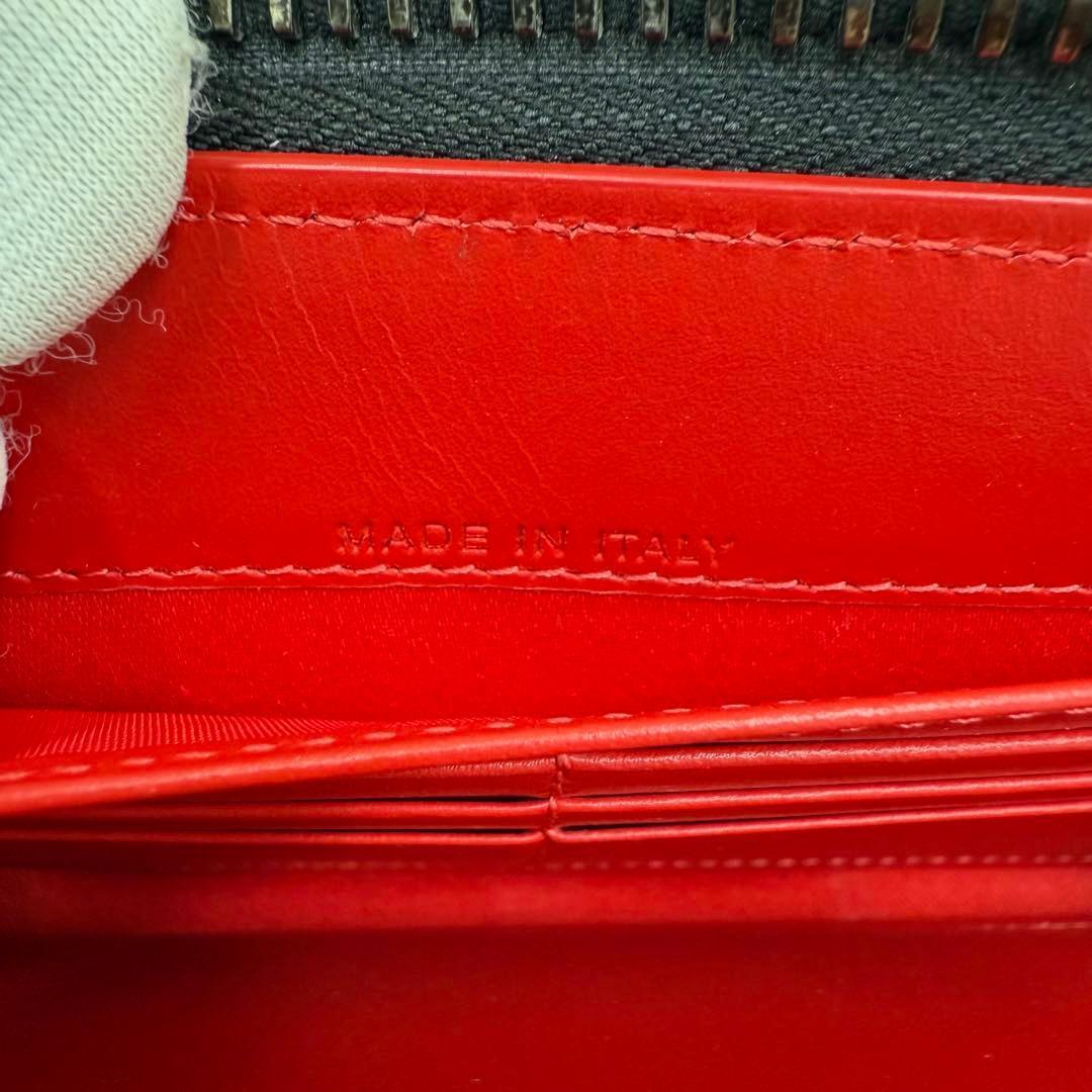 ✨極美品✨ ルブタン 長財布 パネトーネ ラウンドジップ　ブラック　レザー