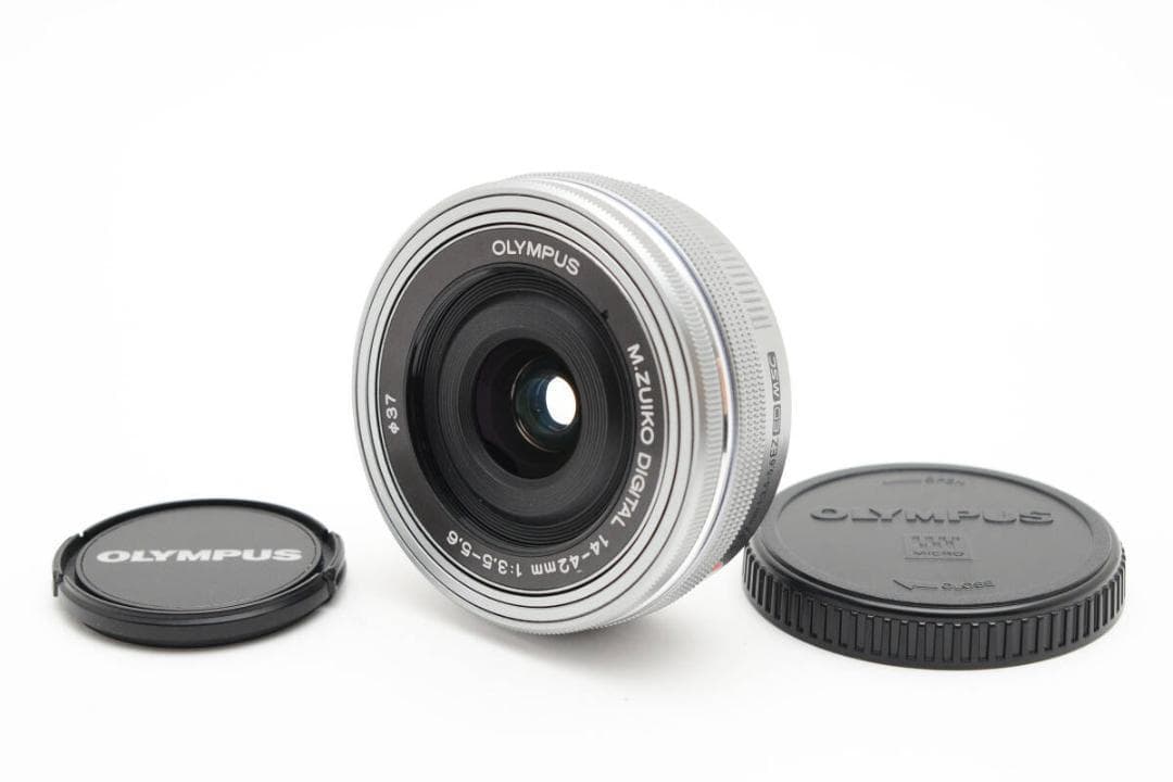 OLYMPUS 14-42mm F3.5-5.6 EZ パンケーキレンズ 458