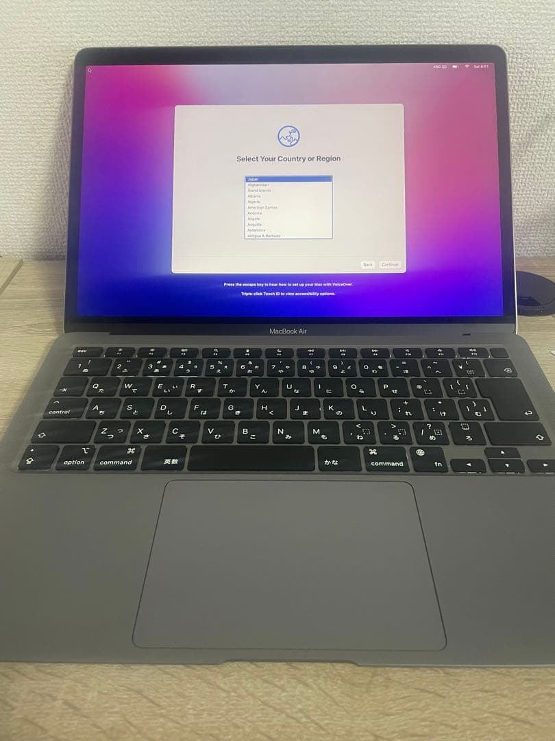 MacBook Air スペースグレー　M1/16GB/256GB