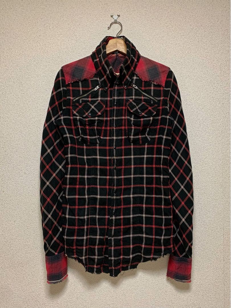 L.G.B. チェックシャツ スナップボタン check shirt 00s