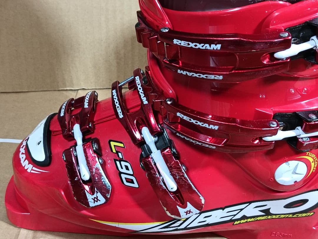 REXXAM LIBERO L90 スキー用ブーツ 赤