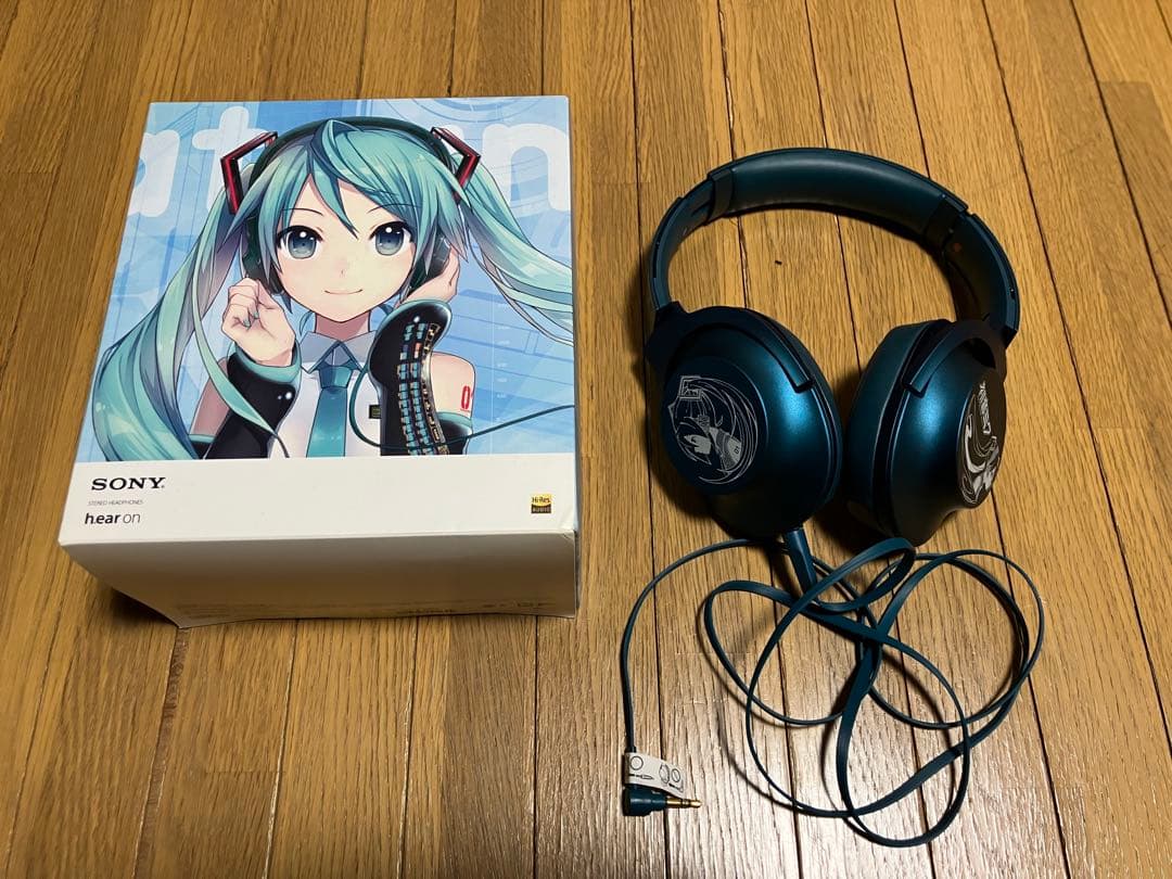 SONY h.ear on MDR-100A 初音ミクモデル ヘッドホン
