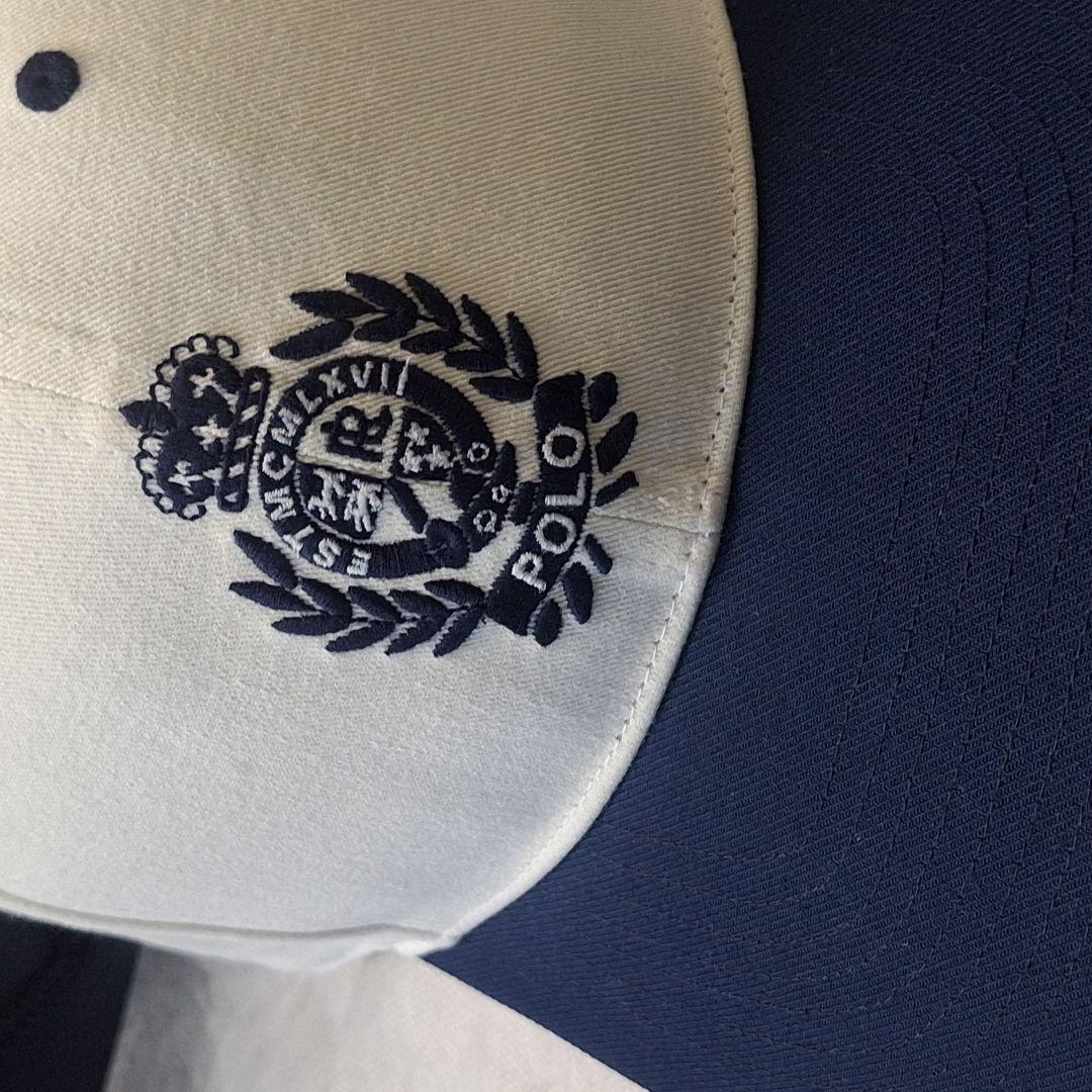 POLO RALPH LAUREN ツートーン クレスト ツイル キャップ