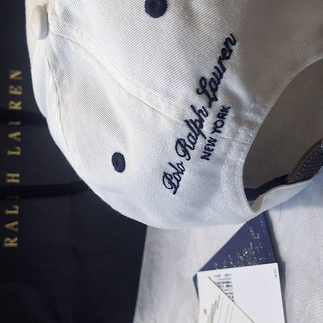 POLO RALPH LAUREN ツートーン クレスト ツイル キャップ