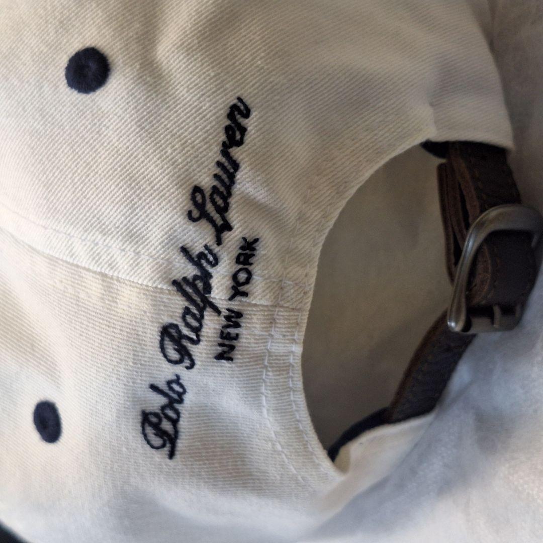 POLO RALPH LAUREN ツートーン クレスト ツイル キャップ