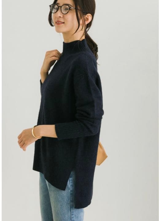 アーバンリサーチ★ YAKヤク100ハイネックチュニックニット