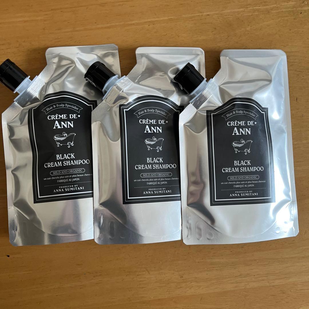 CREME DE ANN ブラッククリームシャンプー 3個セット