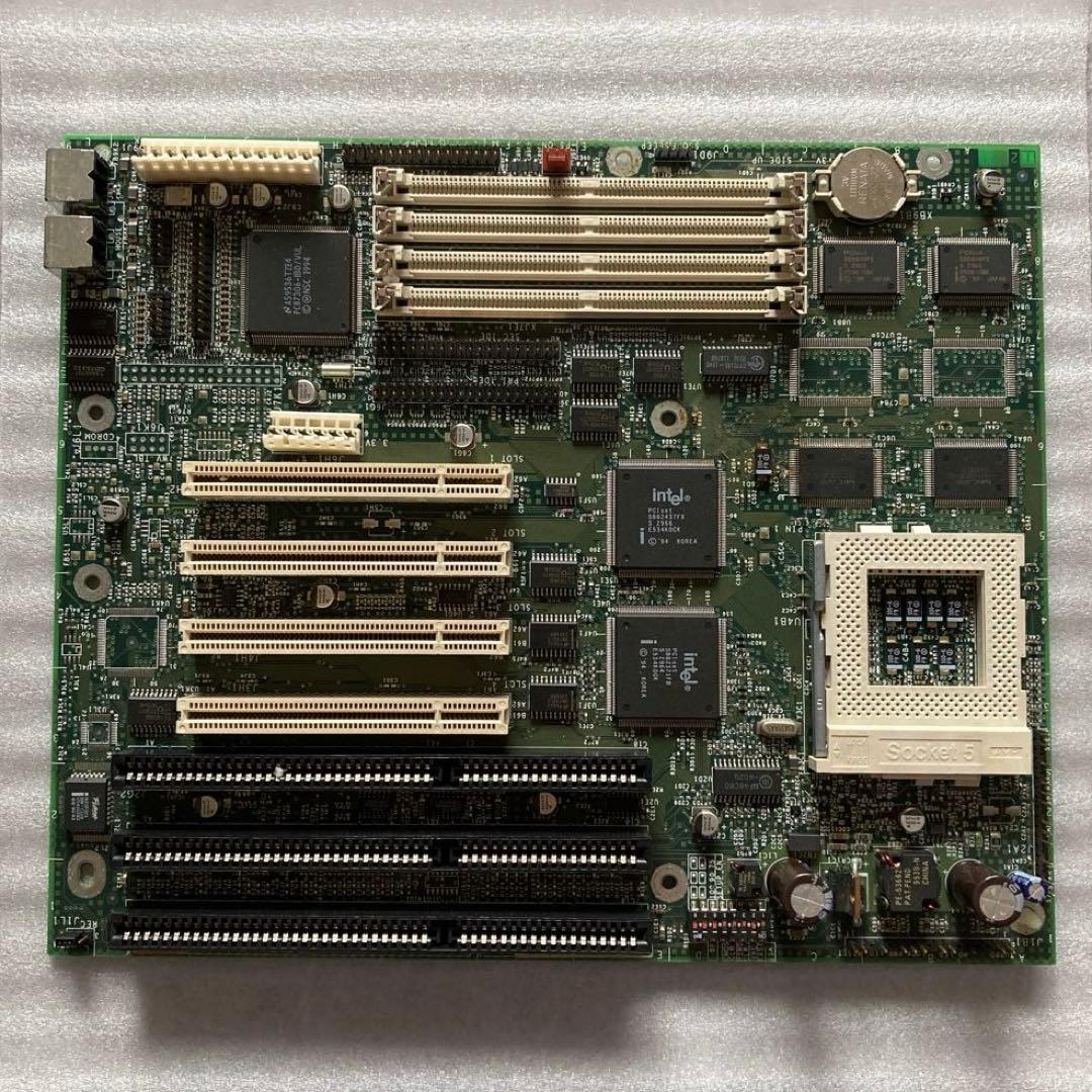 ジャンク intel 430FX チップセット Socket5 マザーボード