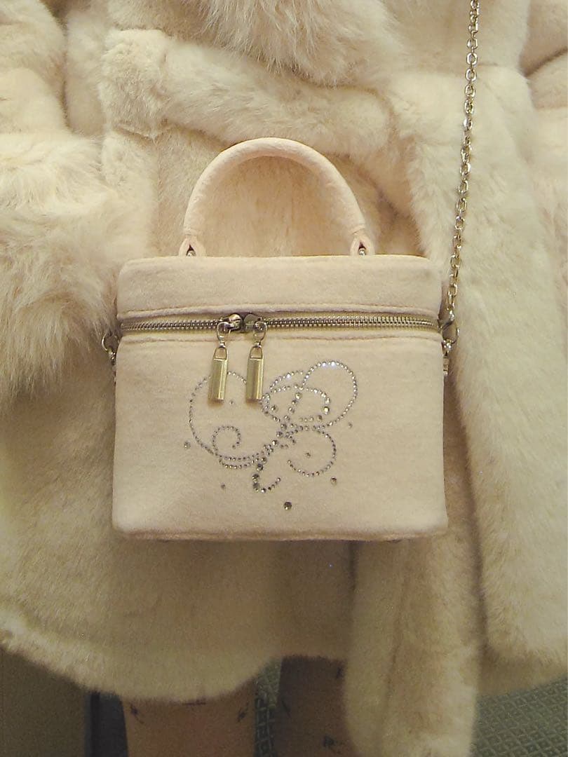 バッグ PELLICULE pc souffle vanitybag NUDEPINK