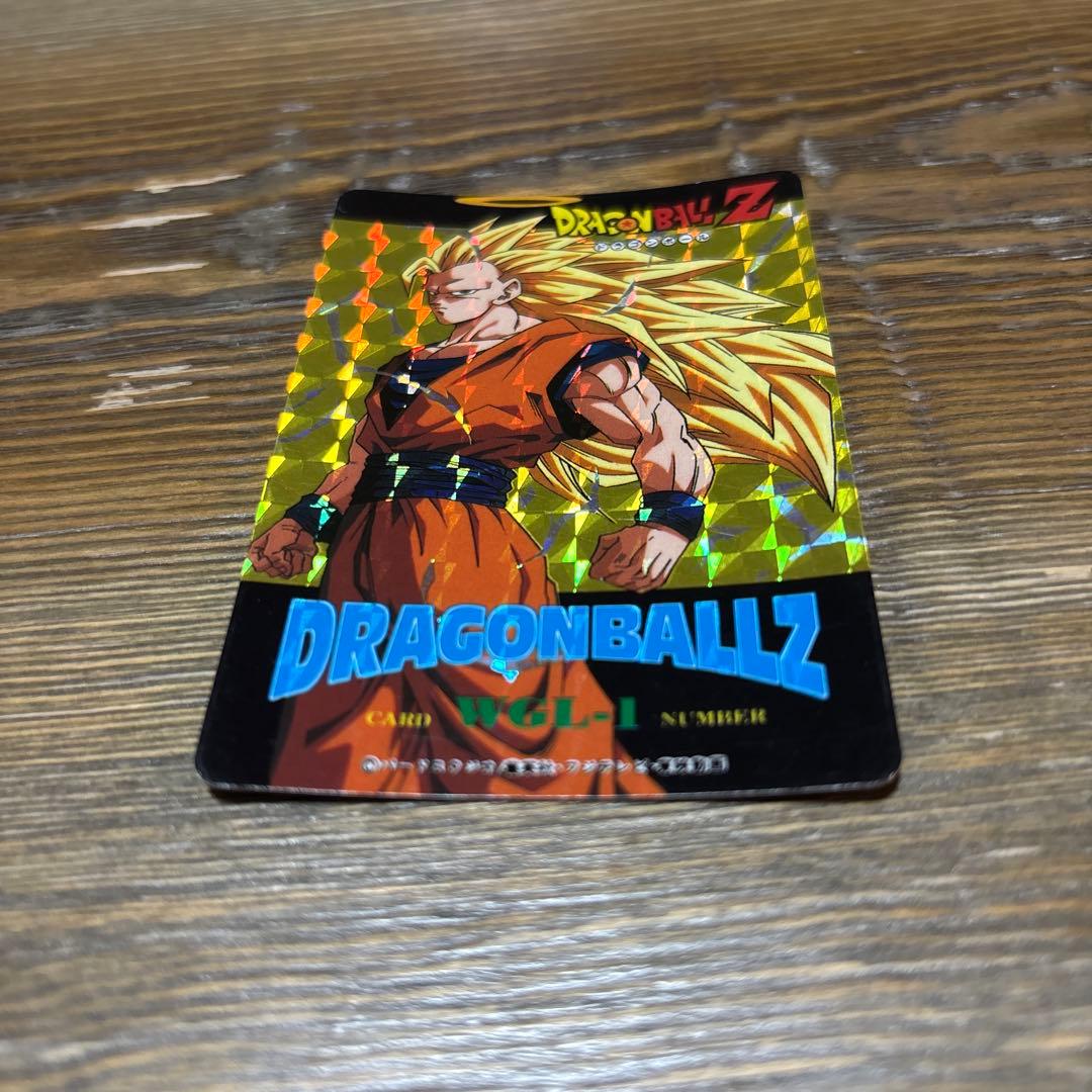 レア美品Vintage1995 ドラゴンボールZ キラカード アマダ WGL-1