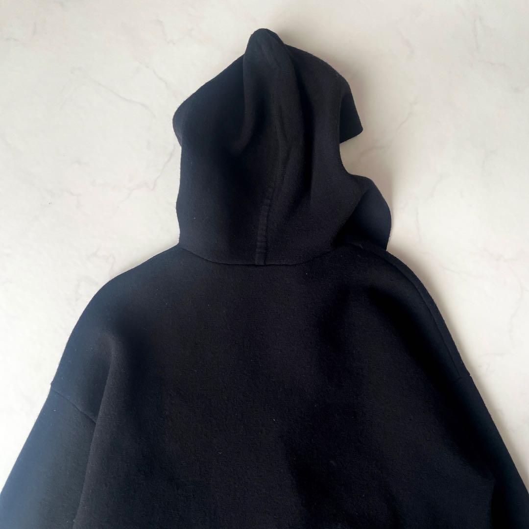 美品 Demi-Luxe BEAMS フーデッドコート ショートコート ブラック