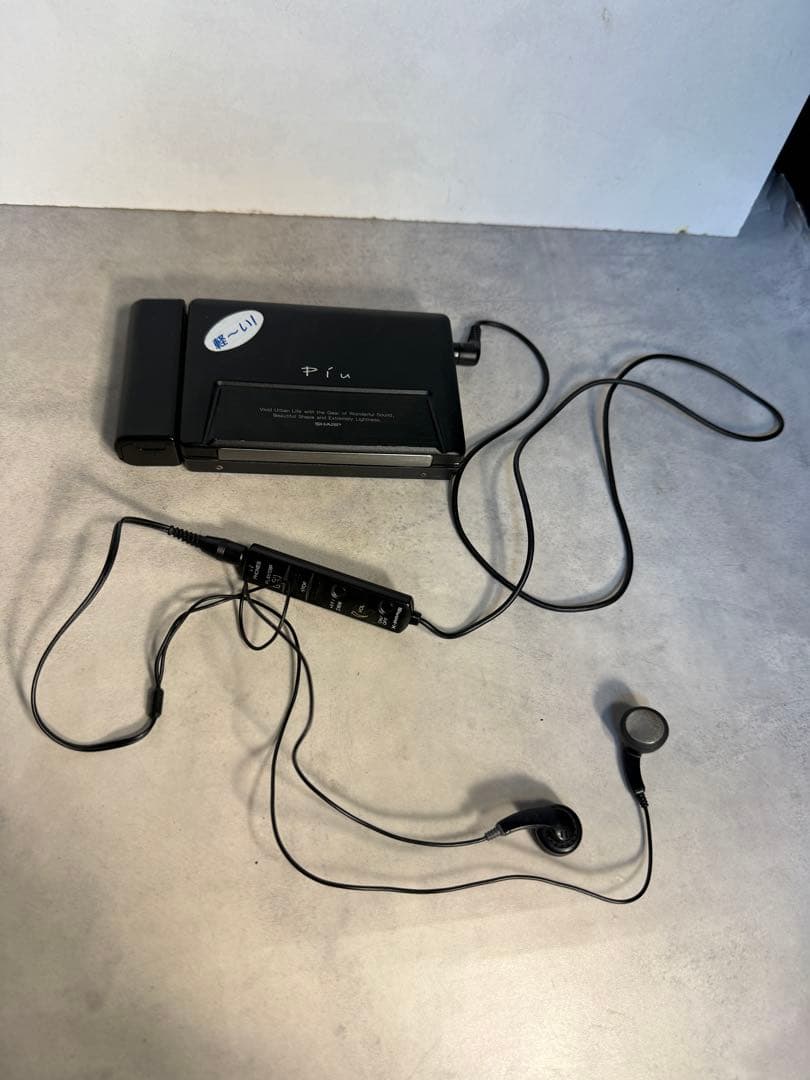 SHARP PiU JC-S100 カセットプレーヤー 日本製 90s ジャンク