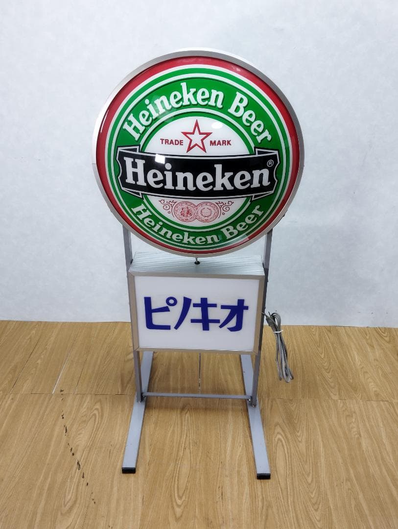 K♢964 Heineken 電光看板 希少品！！