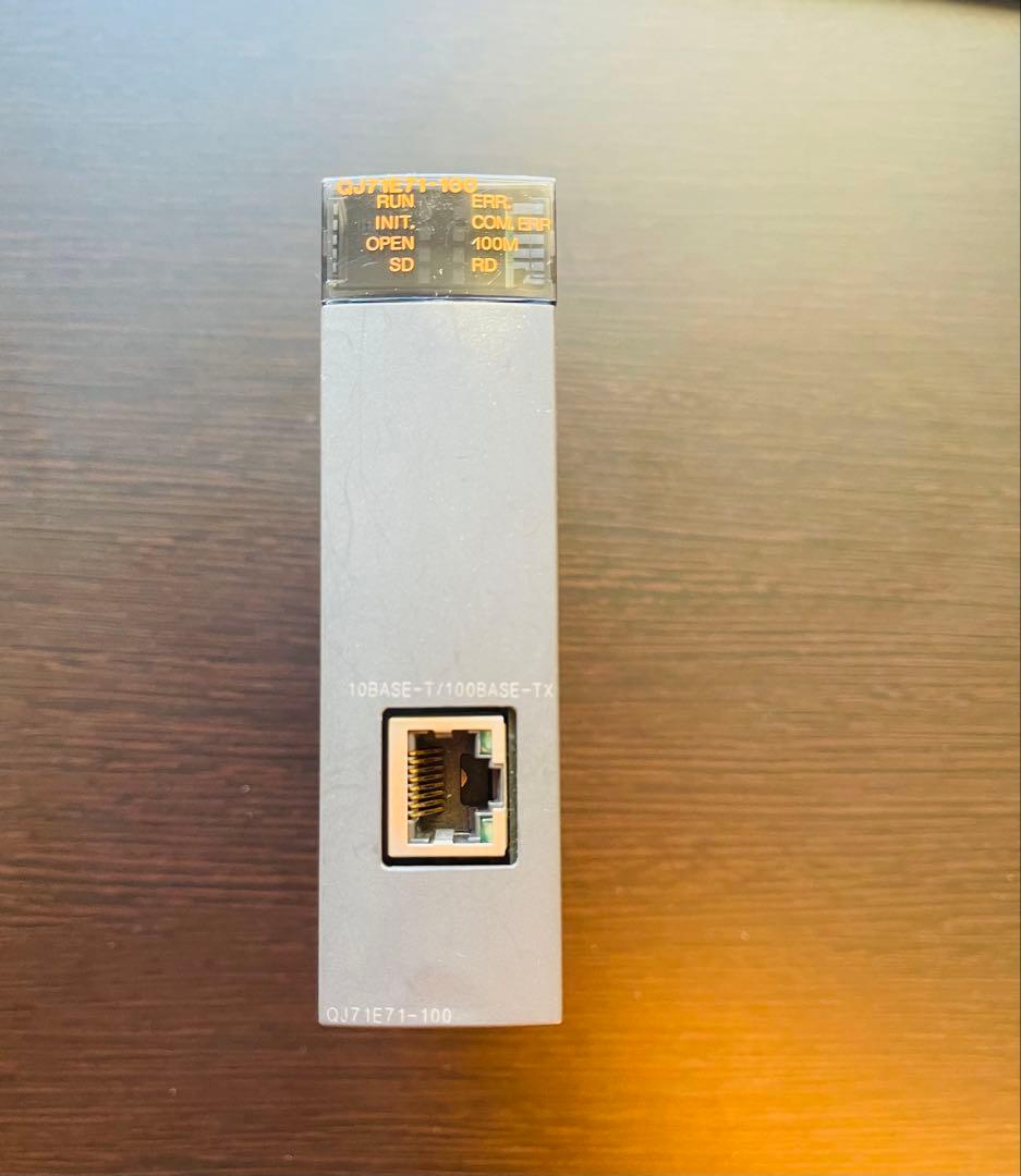 三菱電機QJ71E71-100 ETHERNETユニット 【中古美品】
