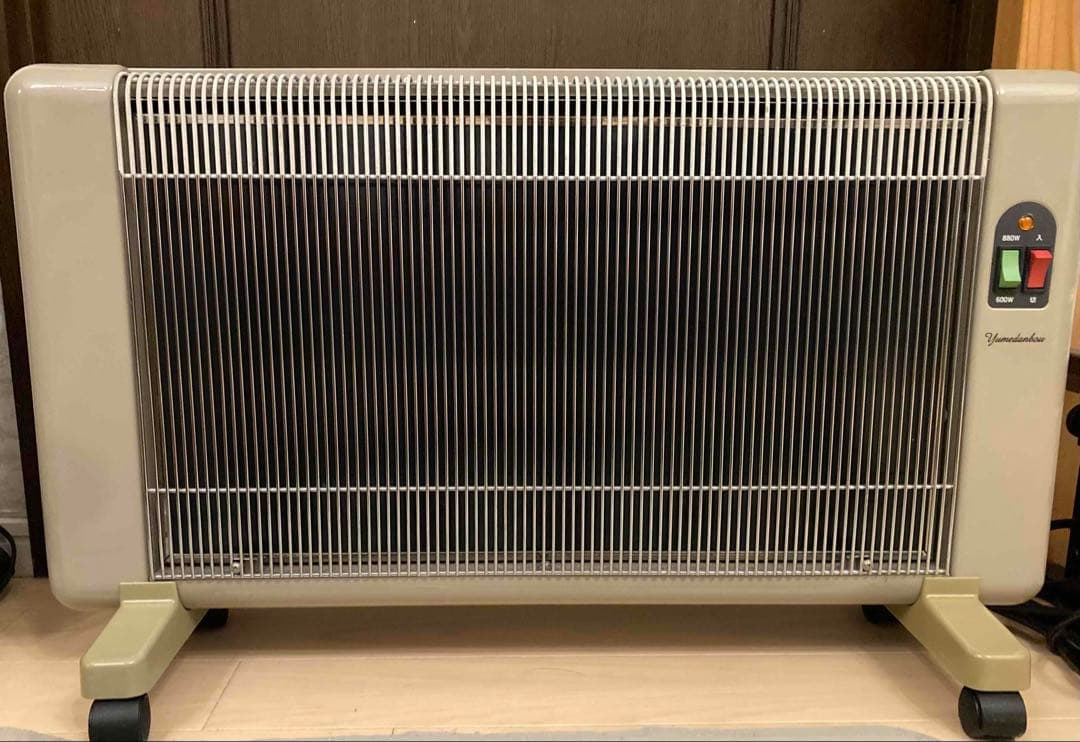 夢暖望　880型　日本製 遠赤外線 パネルヒーター　アールシーエス　キャスター付