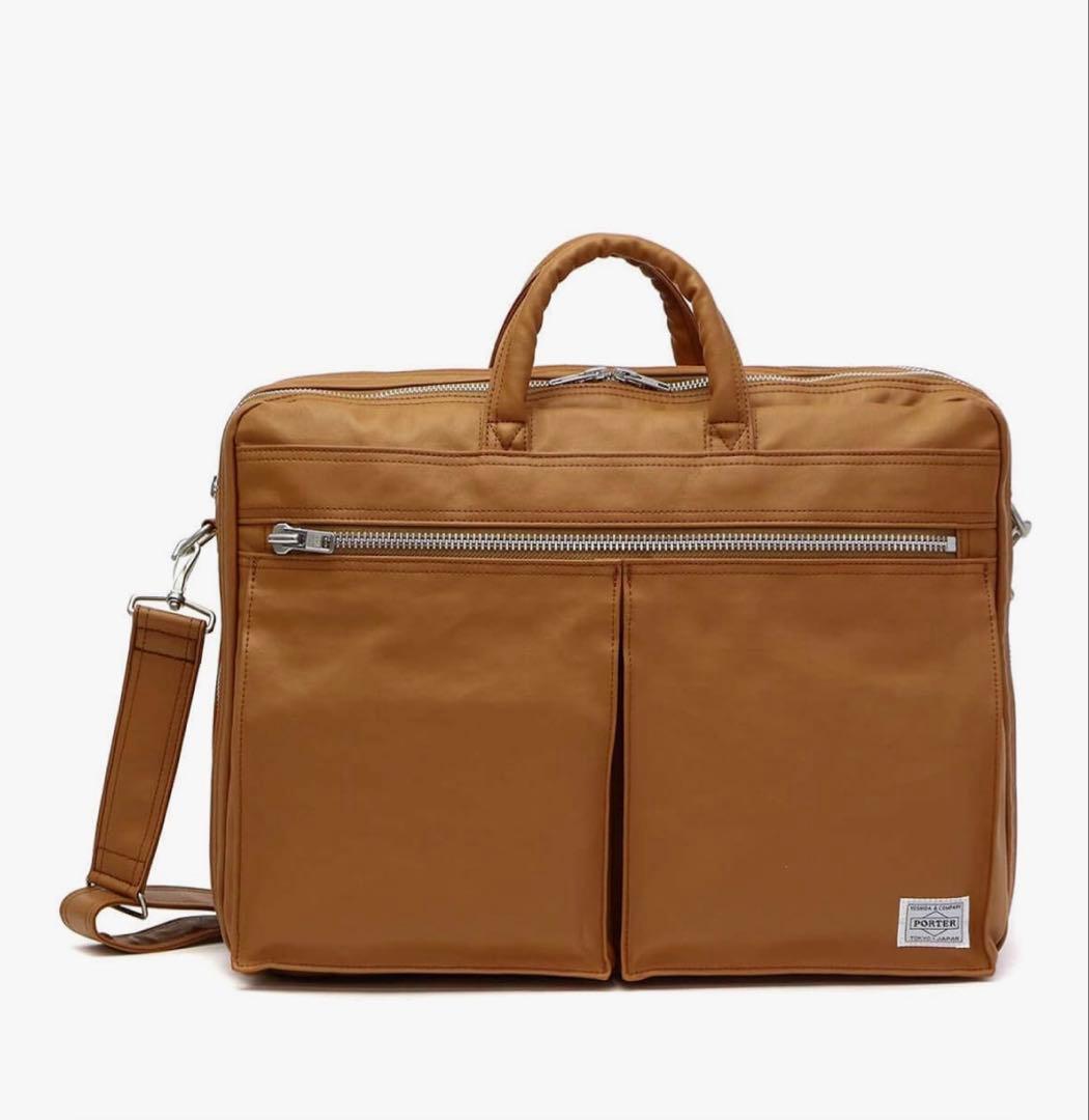 （涙）⭐️限界値下⭐️PORTER レザー ビジネスバッグ キャメル