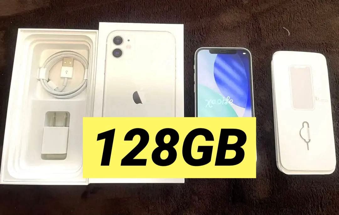iPhone12 128GB バッテリー74% 白　ホワイト