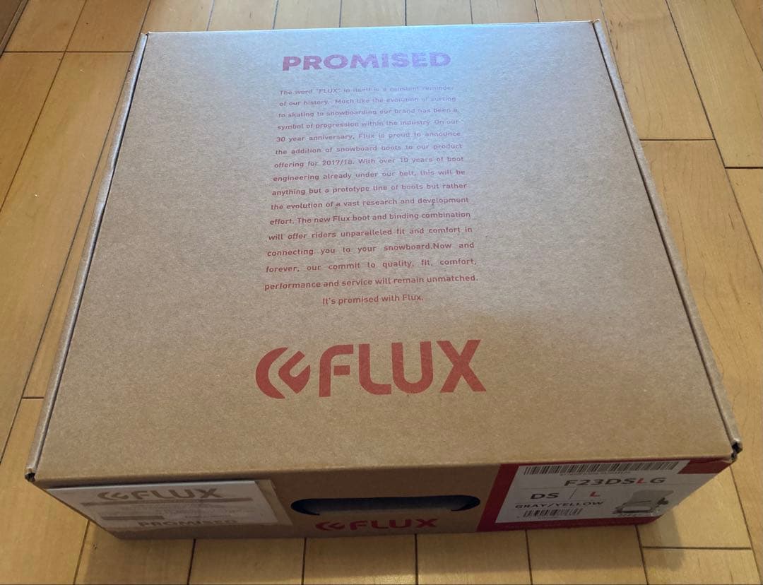 flux ds L GRAY/YELLOW 22-23 フラックスバインディング