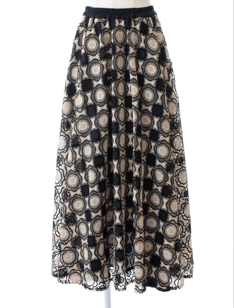 OBLI ケミカルレーススカート