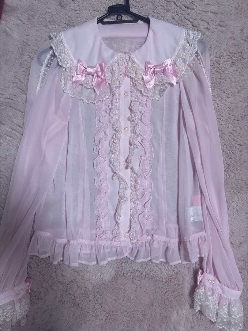 Angelic Pretty ブラウス ピンク 長袖