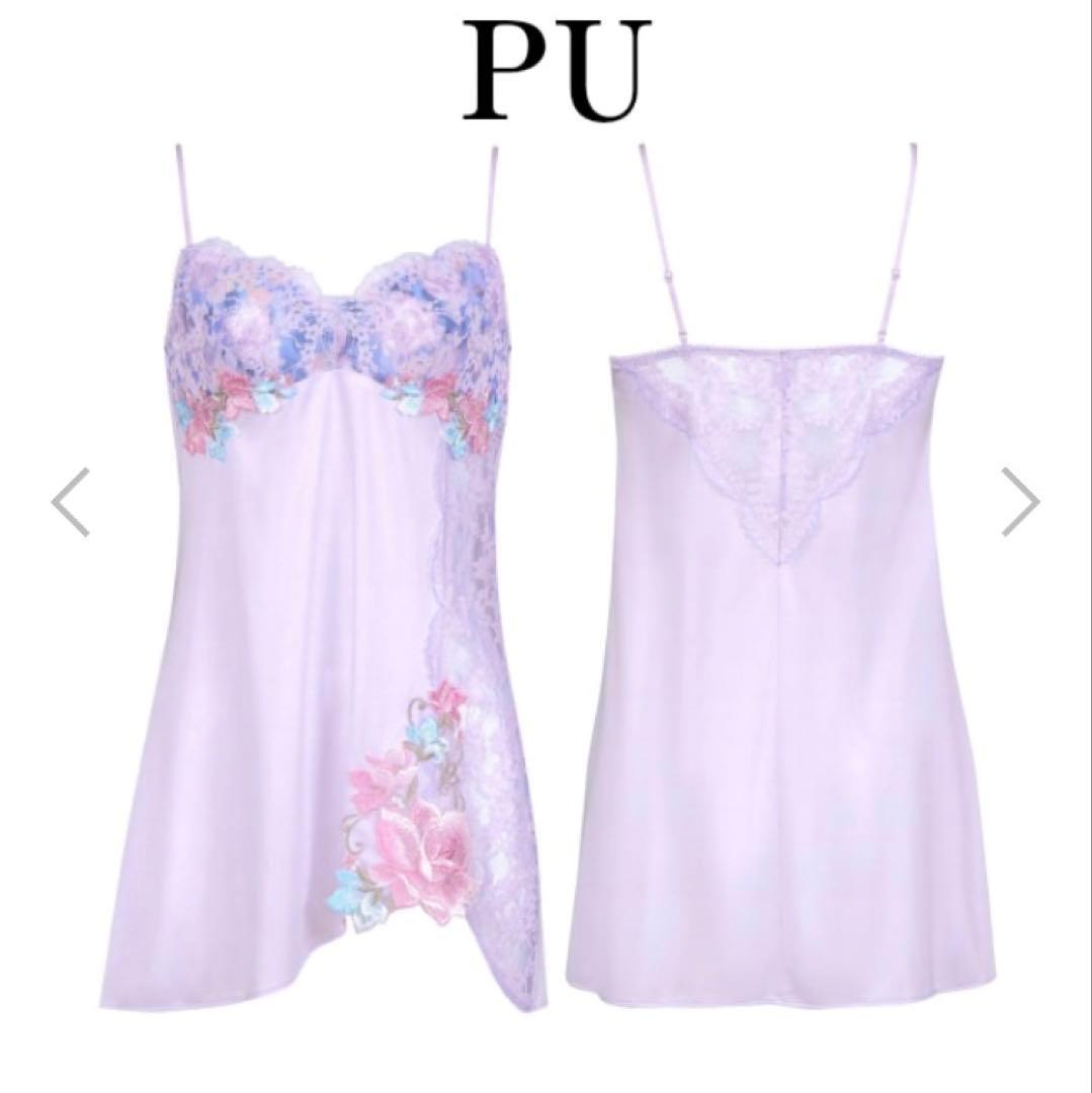 ワコール　サルート32G ロングキャミソールスリップPUカラーMサイズ新品タグ付