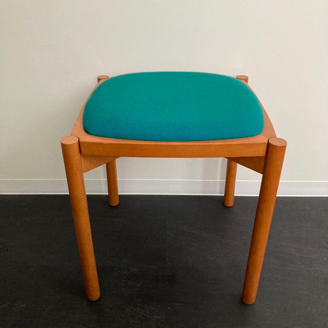 秋田木工　ファブリックスツール　used レア