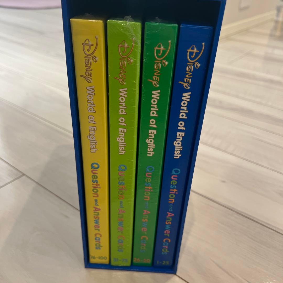 2020年購入　DWEクエスチョンアンドアンサー ディズニー 英語　Q&Aカード