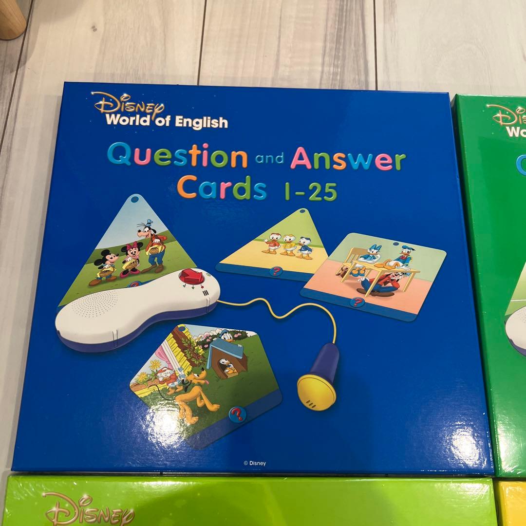 2020年購入　DWEクエスチョンアンドアンサー ディズニー 英語　Q&Aカード