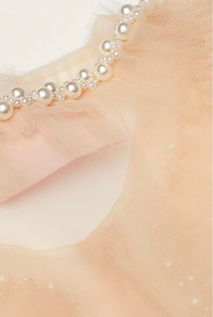 新品未使用 パフスリーブ チュールブラウス Simone Rocha x 