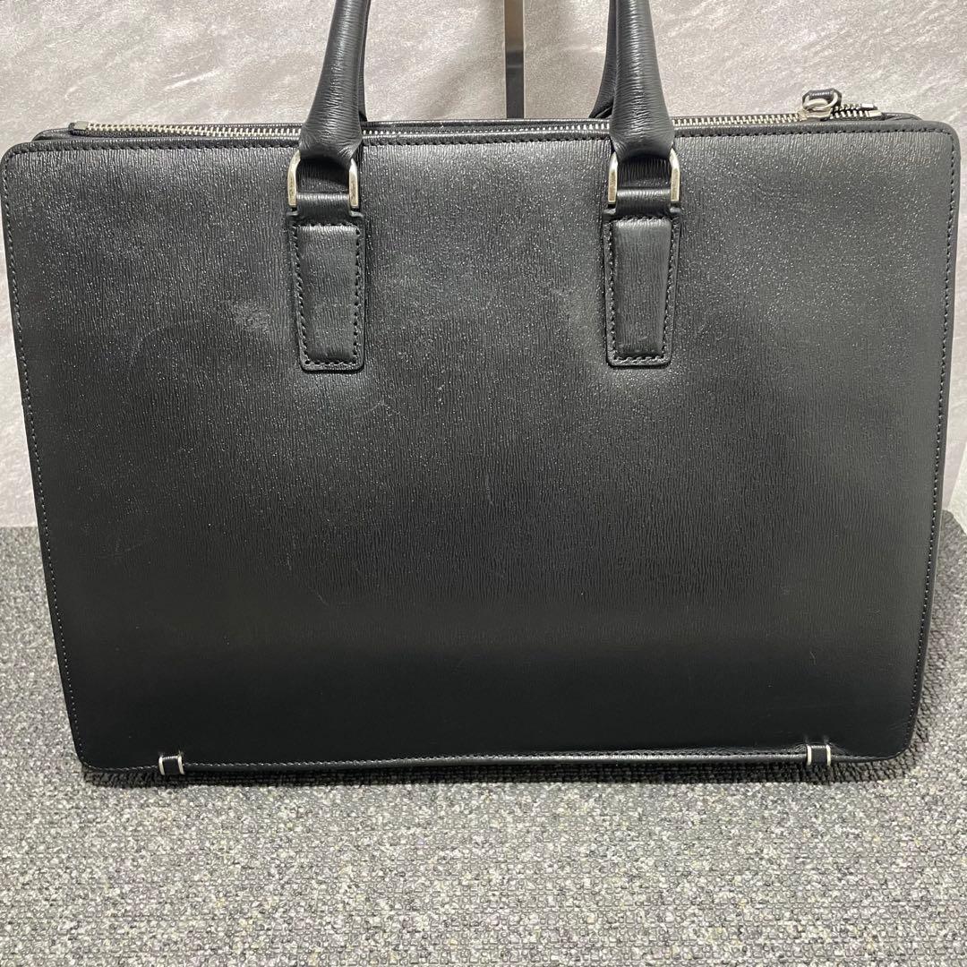 PORTER FLUX ビジネスバッグ 本革 ブリーフケース 黒 A4収納可能