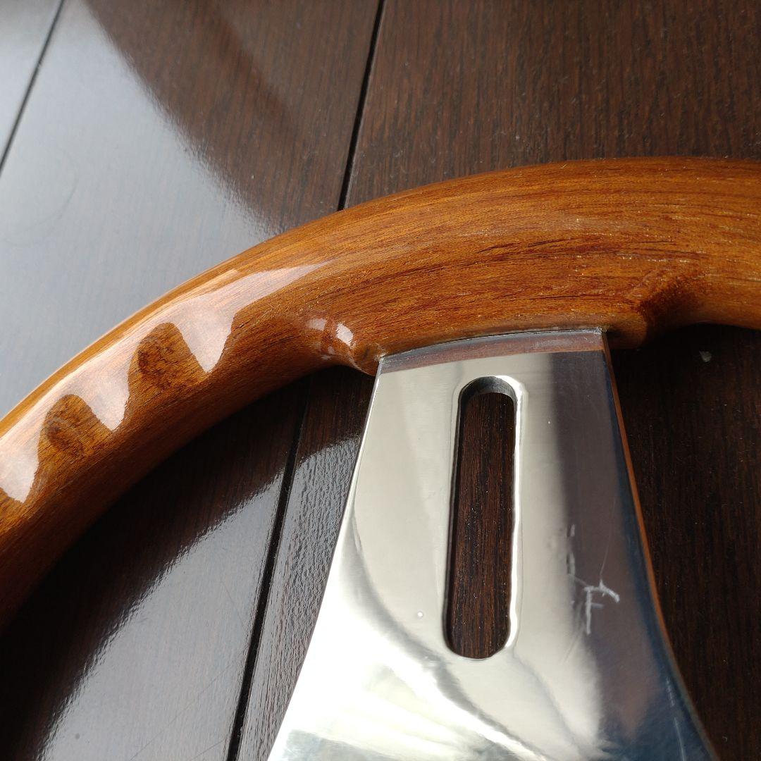 希少　BRT ステアリング　28.5パイ　長穴　小径　ウッド　oba