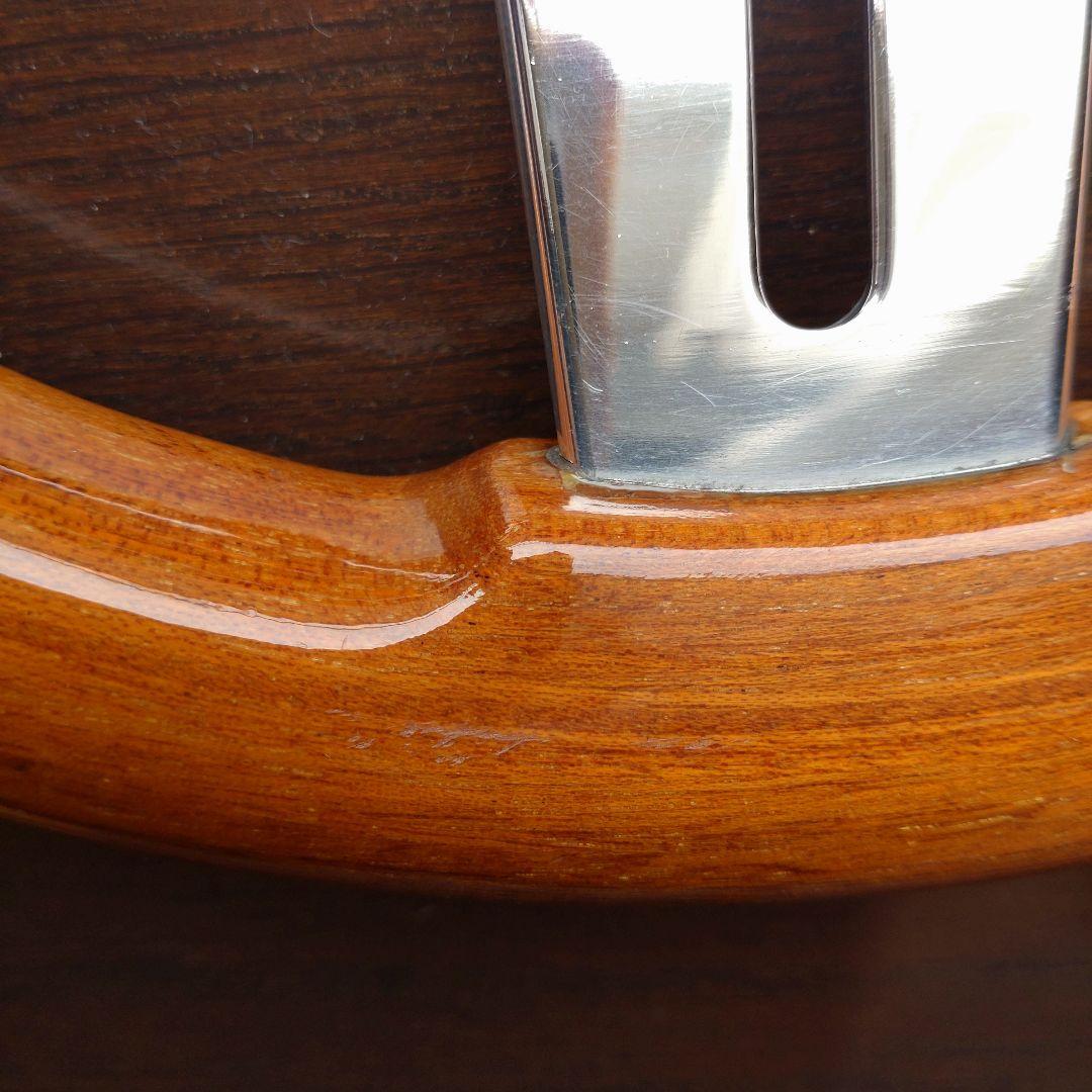 希少　BRT ステアリング　28.5パイ　長穴　小径　ウッド　oba