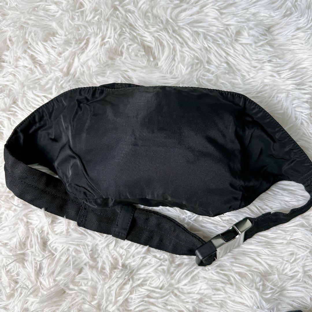 美品✨プラダ ウエストバッグ ボディバック 2vl001 テスートナイロン 黒