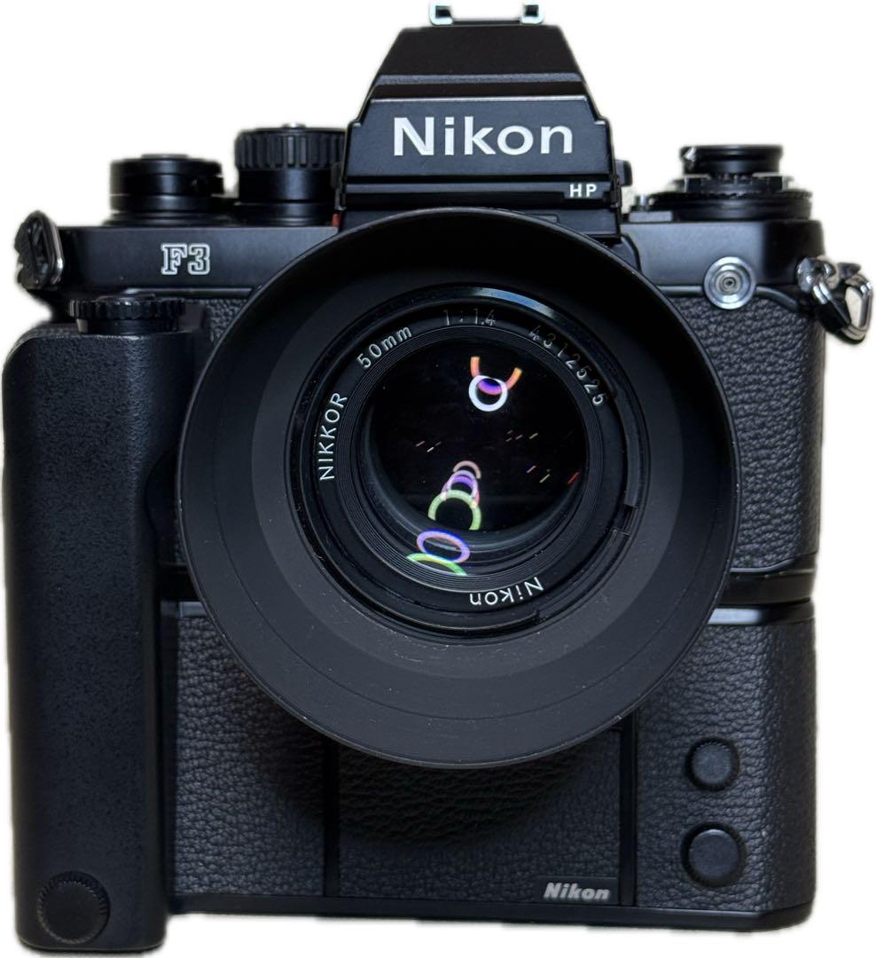 フィルムカメラ Nikon F3P(PRESS)+MD-4+NIKKOR 50mm 1:1.4