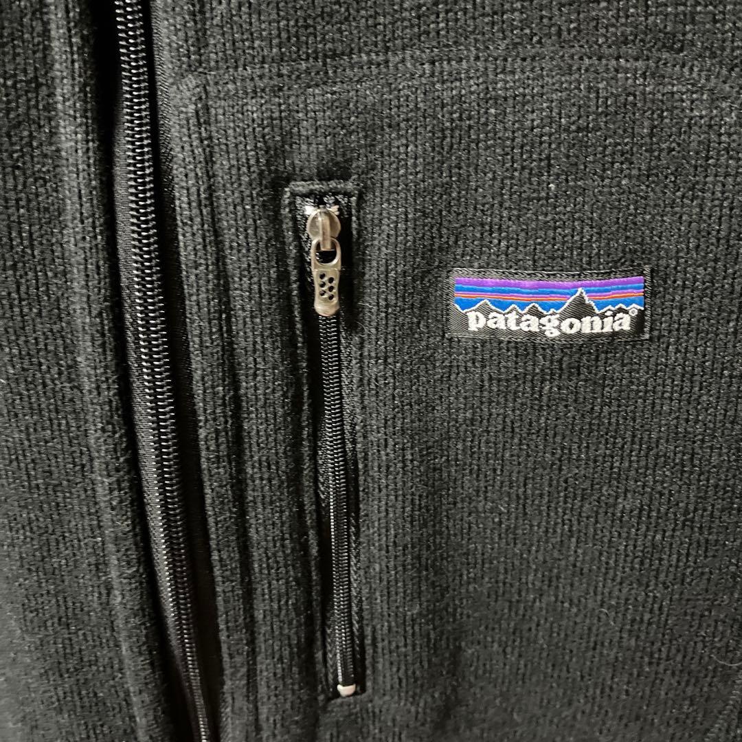 極美品　パタゴニア　ベターセーター　ベスト　ニット　フリース　黒　ブラック　M
