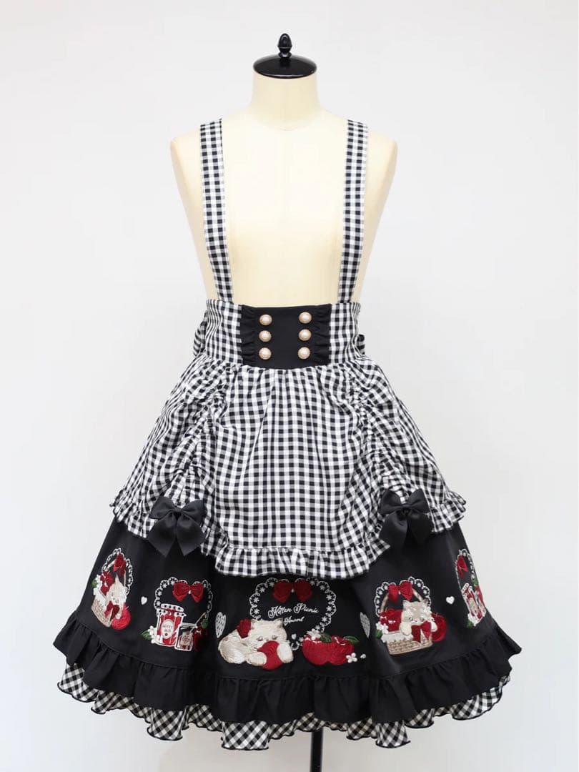 Amavel Dreaming kitten Picnic スカート